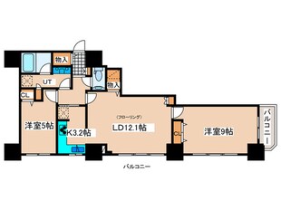 知事公館前タワーレジデンスの物件間取画像